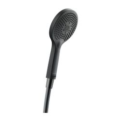 Duravit Handbrause, Mattschwarz, MinusFlow, d. 120mm, Strahlart Rain, Pulse, Mono... DURAVIT-UV0652017046 4067116113822 (Abb. 1)