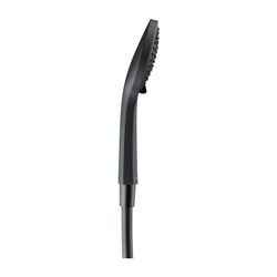Duravit Handbrause, Mattschwarz, MinusFlow, d. 110mm, Strahlart SoftRain, Rain, I... DURAVIT-UV0652015046 4067116113785 (Abb. 1)