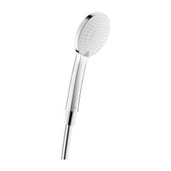 Duravit Handbrause, Chrom, d. 110mm, Strahlart SoftRain, Rain, IntenseRain, drehb... DURAVIT-UV0650015010 4063382936936 (Abb. 1)