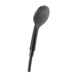 Duravit Handbrause, Mattschwarz, MinusFlow, d. 110mm, Strahlart Rain, Durchflussm... DURAVIT-UV0652013046 4067116161281 (Abb. 1)