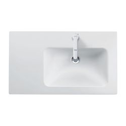 Duravit ME by Starck Waschtisch 490x830x180mm, Weiß Seidenmatt, Rechteckig, 1 Wasch... DURAVIT-2346833200 4053424893341 (Abb. 1)