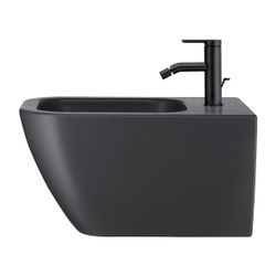 Duravit Happy D.2 Wandbidet 540x365x285mm, Anthrazit Matt, WonderGliss, 1 HL, HLB,... DURAVIT-22581513001 4053424897561 (Abb. 1)