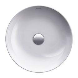 Duravit Cape Cod Aufsatzbecken 430mm, Weiß Hochglanz, DuraCeram, rund, ohne Überlau... DURAVIT-2328430000 4053424587516 (Abb. 1)