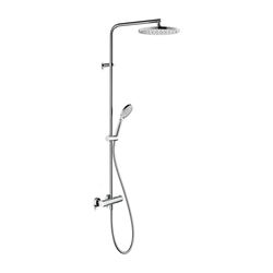 Duravit B.2 Duschsystem, Chrom, Thermostat, Hand- und Kopfbrause 250mm, 11l/min, ... DURAVIT-B24280008010 4053424865805 (Abb. 1)