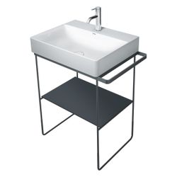Duravit DuraSquare Glaseinleger Einscheibensicherheitsglas 380x570x8mm, Schwarz, fü... DURAVIT-0099648400 4053424467122 (Abb. 1)