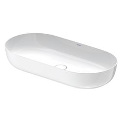 Duravit Luv Aufsatzbecken 800mm, Weiß Hochglanz, DuraCeram, Oval, ohne Überlauf und... DURAVIT-0379800000 4053424460512 (Abb. 1)