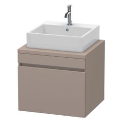 Duravit DuraStyle Konsolenwaschtischunterbau wandh. 548x600x512mm ohne KSP Basalt ... DURAVIT-DS531004343 4053424358444 (Abb. 1)