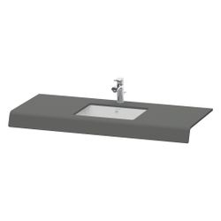 Duravit DuraStyle Konsole variabel 550x800-2000x100mm, wandhäng., Graphit Matt, oh... DURAVIT-DS828C04949 4053424174754 (Abb. 1)