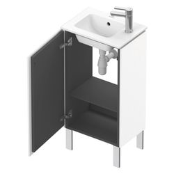 Duravit L-Cube Waschtischunterbau bodenstehend 294x420x704mm, L, Mattweiß, Grifflo... DURAVIT-LC6273L1818 4053424130576 (Abb. 1)