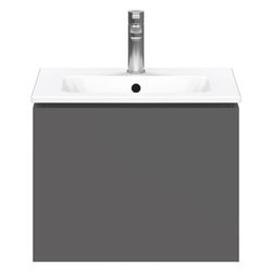 Duravit L-Cube Waschtischunterbau wandh. 421x520x400mm Compact Graphit Matt, Griff... DURAVIT-LC611804949 4063382032782 (Abb. 1)