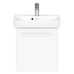 Duravit No.1 Waschtischunterbau wandhängend 386x440x478mm R Mattweiß, Folie/Ko... DURAVIT-N14267R18180000 4063382802064 (Abb. 1)