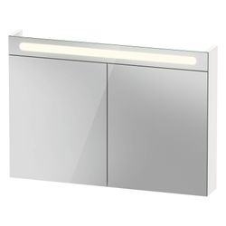 Duravit No.1 Spiegelschrank Wandmontage 148x1000x700mm, Weiß, 2 Türen L/R, 2 G... DURAVIT-N17922000000000 4067116005820 (Abb. 1)
