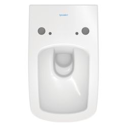 Duravit DuraStyle Wand-WC für Dusch-WC-Sitz 620x376x355mm Weiß Hochglanz, 4,5l, Wo... DURAVIT-25375900001 4021534854460 (Abb. 1)