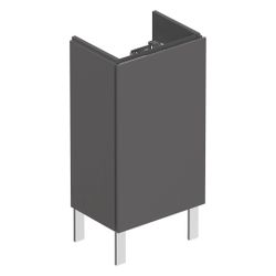 Duravit L-Cube Waschtischunterbau bodenstehend 294x420x704mm, R Graphit Matt/ Grif... DURAVIT-LC6273R4949 4053424130279 (Abb. 1)