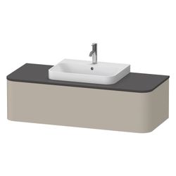 Duravit Happy D.2 Konsolenwaschtischunterbau wandh. 550x1300x354mm ohne KSP Ta... DURAVIT-HP4942M60600010 4063382294555 (Abb. 1)