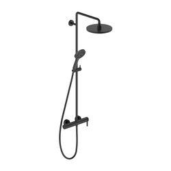 Duravit C.1 Duschsystem, Einhebel-Brausemischer, Mattschwarz, Höhe 1200mm, Länge ... DURAVIT-C14280007046 4053424891170 (Abb. 1)