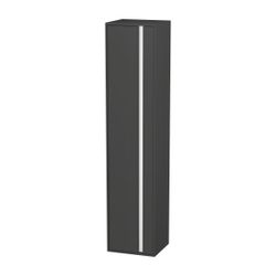 Duravit Ketho Hochschrank Dekor 360x400x1800mm Graphit Matt, 1 Tür L, Griffleiste ... DURAVIT-KT1255L4949 4021534941801 (Abb. 1)