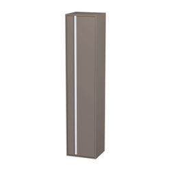 Duravit Ketho Hochschrank Dekor 360x400x1800mm Basalt Matt, 1 Tür R, Griffleiste S... DURAVIT-KT1255R4343 4021534941764 (Abb. 1)