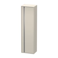 Duravit Ketho Hochschrank Dekor 360x500x1800mm Taupe Matt, 1 Tür R, Griffleiste Si... DURAVIT-KT1265R9191 4053424338620 (Abb. 1)
