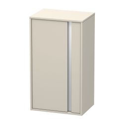 Duravit Ketho Halbhochschrank Dekor 360x500x880mm, Taupe Matt, 1 Tür L, 2 Glasfach... DURAVIT-KT1266L9191 4053424338538 (Abb. 1)