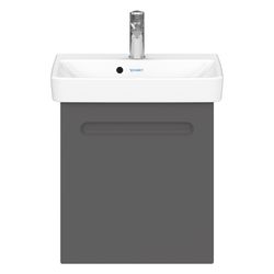 Duravit No.1 Waschtischunterbau wandhängend 386x440x478mm Graphit Matt, Folie/... DURAVIT-N14267R49490000 4063382802071 (Abb. 1)