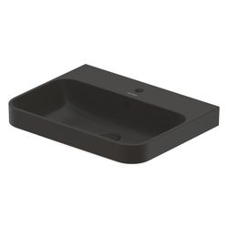 Duravit Happy D.2 Plus Aufsatzbecken 600mm, Anthrazit Matt, WonderGliss, rechtecki... DURAVIT-23606013001 4053424702261 (Abb. 1)