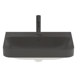 Duravit Happy D.2 Plus Aufsatzbecken 600mm, Anthrazit Matt, WonderGliss, rechtecki... DURAVIT-23606013001 4053424702261 (Abb. 1)