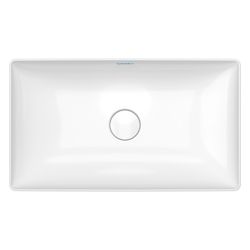 Duravit DuraSquare Aufsatzbecken 600mm, Weiß Hochglanz, DuraCeram, Rechteckig, ohne... DURAVIT-2355600000 4053424324333 (Abb. 1)