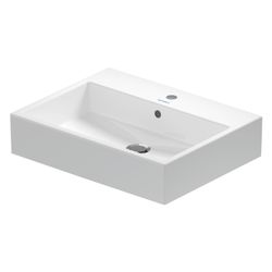 Duravit Vero Air Aufsatzbecken 600mm, Weiß Hochglanz, WonderGliss, Rechteckig, mit... DURAVIT-23526000001 4053424139524 (Abb. 1)