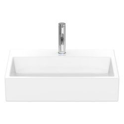 Duravit Vero Air Waschtisch 470x600x165mm wh Weiß Hochglanz, Rechteckig, WonderGli... DURAVIT-23506000711 4053424091860 (Abb. 1)