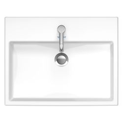 Duravit Vero Air Waschtisch 470x600x165mm wh Weiß Hochglanz, Rechteckig, WonderGli... DURAVIT-23506000711 4053424091860 (Abb. 1)