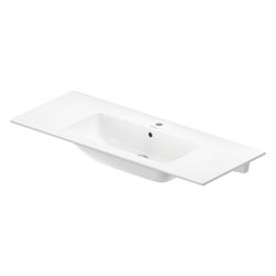 Duravit ME by Starck Waschtisch 490x1230x180mm WonderGliss Weiß Hochglanz, Rechtec... DURAVIT-23361200001 4053424052076 (Abb. 1)