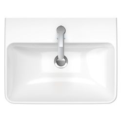Duravit ME by Starck Waschtisch 460x600x180mm wh Weiß HG, Rechteckig, WonderGliss,... DURAVIT-23356000001 4021534966583 (Abb. 1)