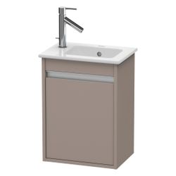 Duravit Ketho Waschtischunterbau wandh. 285x400x550mm, R Basalt Matt, Griffleiste ... DURAVIT-KT6417R4343 4053424449661 (Abb. 1)