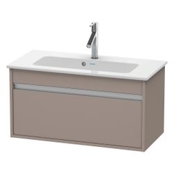 Duravit Ketho Waschtischunterbau wandh. 385x800x410mm, Compact Basalt Matt, Griffl... DURAVIT-KT642304343 4053424455549 (Abb. 1)