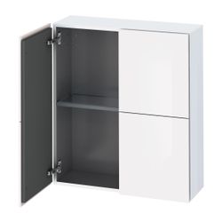 Duravit L-Cube Halbhochschrank Dekor 243x700x800mm Eiche Marmoriert Matt, Türen B,... DURAVIT-LC116705555 4067116356250 (Abb. 1)