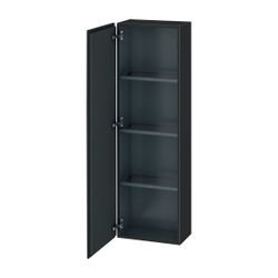 Duravit L-Cube Halbhochschrank Dekor 243x400x1320mm Graphit Matt, 1 Tür L, 3 Glas-... DURAVIT-LC1168L4949 4053424302997 (Abb. 1)