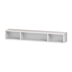 Duravit L-Cube Regalelement Wandmontage 140x800x120mm, Eiche Schwarz, 3 oF, mit Be... DURAVIT-LC120001616 4063382092236 (Abb. 1)