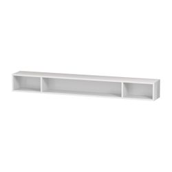 Duravit L-Cube Regalelement Wandmontage 140x1000x120mm, Eiche Schwarz, 3 oF, mit B... DURAVIT-LC120101616 4063382092243 (Abb. 1)