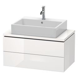 Duravit L-Cube Konsolenwaschtischunterbau wandh 477x820x400mm Compact, Eiche Marmo... DURAVIT-LC580705555 4067116354706 (Abb. 1)