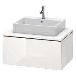 Duravit L-Cube Konsolenwaschtischunterbau wandh. 547x820x400mm ohne KSP Eiche Marm... DURAVIT-LC581205555 4067116354485 (Abb. 1)
