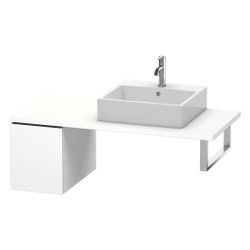 Duravit L-Cube Unterschrank für Konsole Echtholzfurnier, 547x320x400mm Mattweiß mi... DURAVIT-LC583001818 4053424372372 (Abb. 1)