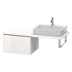 Duravit L-Cube Unterschrank für Konsole 547x620x400mm 1 Auszug Eiche Marmoriert Ma... DURAVIT-LC583305555 4067116354195 (Abb. 1)