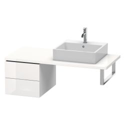 Duravit Unterschrank Echtholzfurnier, 547x420x400mm 2 SK, mittig, mit KSP, Eiche M... DURAVIT-LC583605555 4067116354102 (Abb. 1)