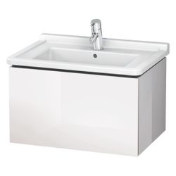 Duravit L-Cube Waschtischunterbau wandh. 469x670x408mm Eiche Marmoriert Matt, Grif... DURAVIT-LC616405555 4067116353433 (Abb. 1)