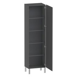 Duravit L-Cube Hochschrank Echtholzfurnier 363x500x1760mm Graphit Matt, 1 Tür R, G... DURAVIT-LC1181R4949 4053424301754 (Abb. 1)