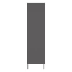 Duravit L-Cube Hochschrank Echtholzfurnier 363x500x1760mm Graphit Matt, 1 Tür R, G... DURAVIT-LC1181R4949 4053424301754 (Abb. 1)