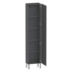 Duravit L-Cube Hochschrank Echtholzfurnier 243x400x1760mm Graphit Matt, 1 Tür R, G... DURAVIT-LC1170R4949 4053424305738 (Abb. 1)