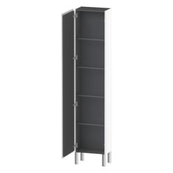 Duravit L-Cube Hochschrank Echtholzfurnier 243x400x1760mm, Mattweiß, 1 Tür L, Grif... DURAVIT-LC1170L1818 4053424305400 (Abb. 1)