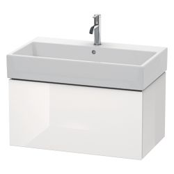 Duravit L-Cube Waschtischunterbau wandh. 459x784x394mm Eiche Marmoriert Matt, Grif... DURAVIT-LC617705555 4067116353150 (Abb. 1)